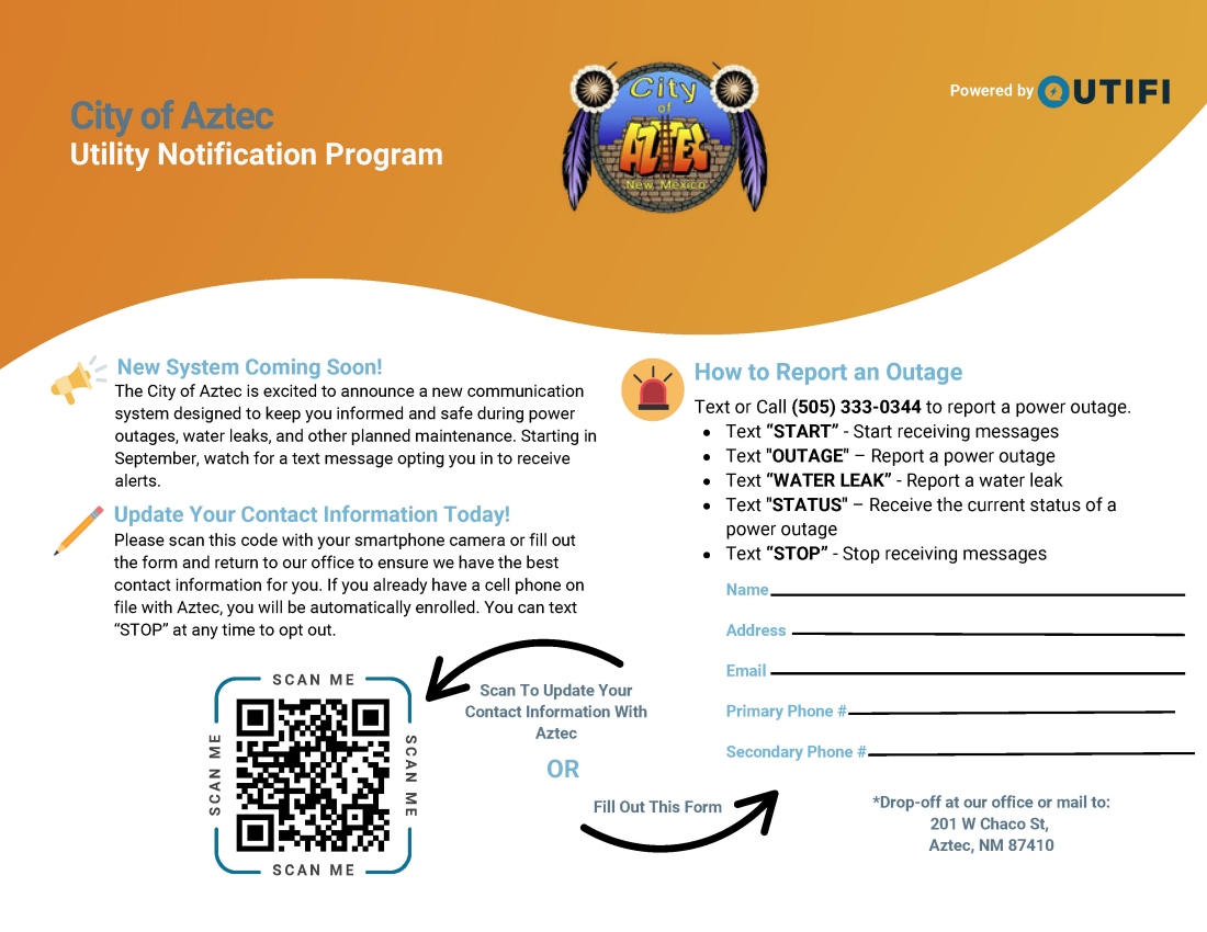 Utility Notification Program